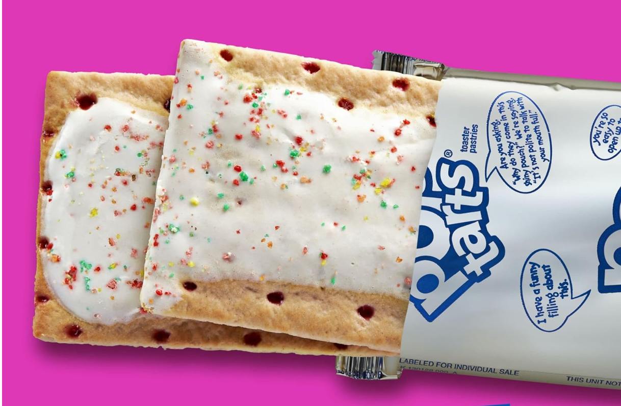 Pop Tarts: large strawberry pop tarts box 12 pastries 20.3 oz