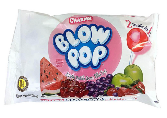 Blow Pops: Charms Blow Pops lollipops 10.4